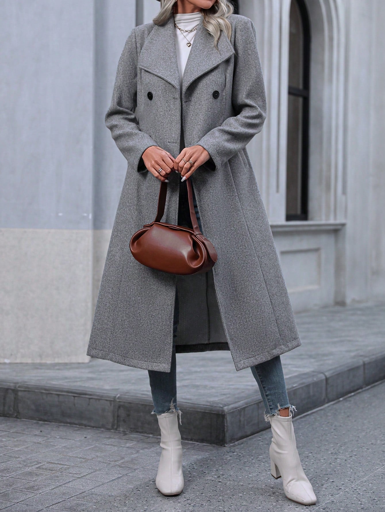 Double Breasted Overcoat