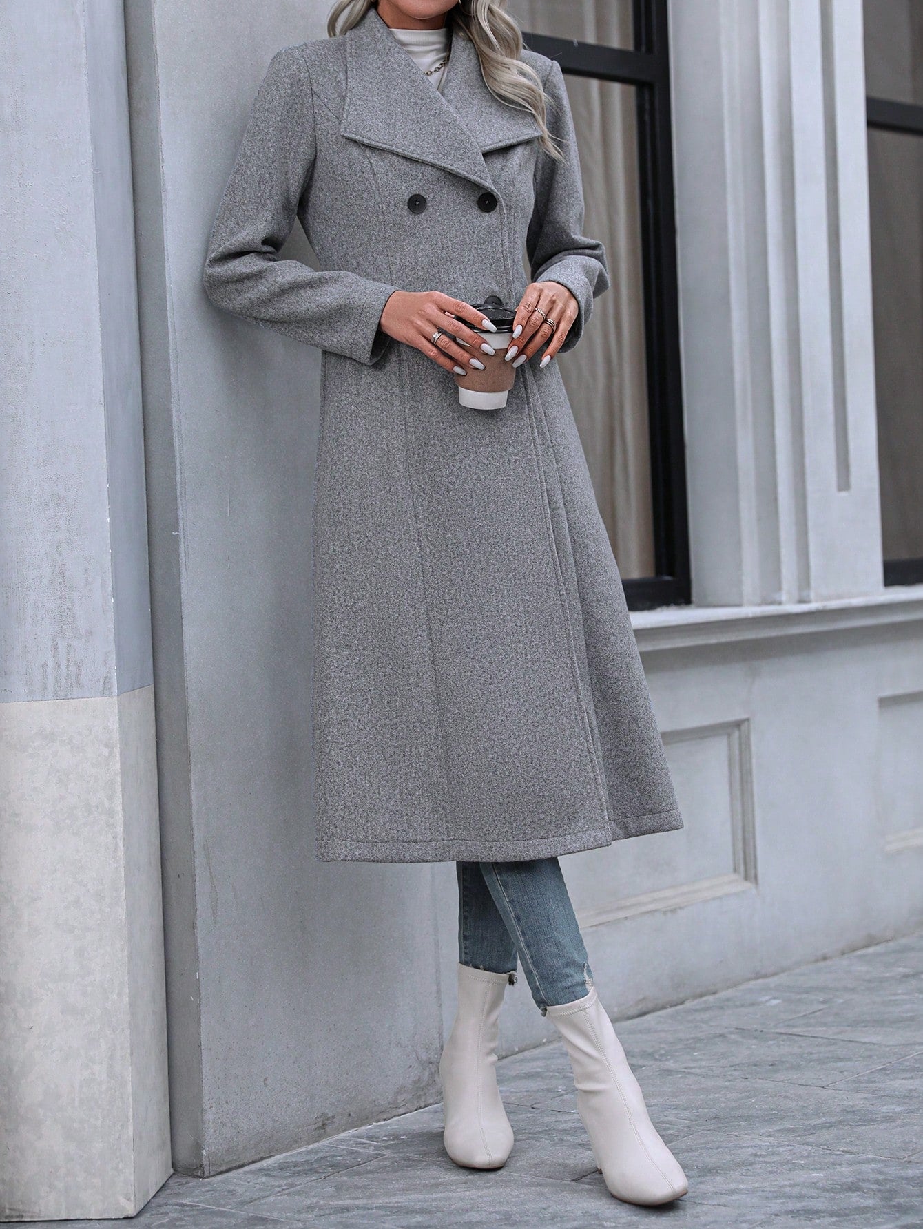 Double Breasted Overcoat