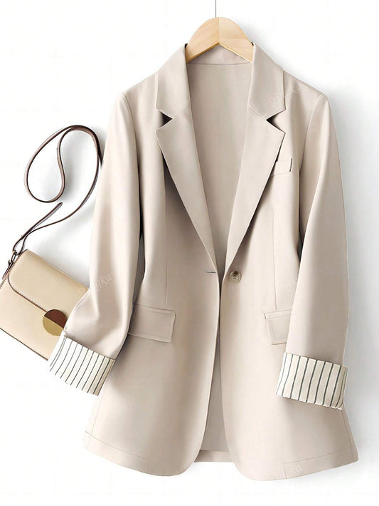 Elegant Striped Jacket