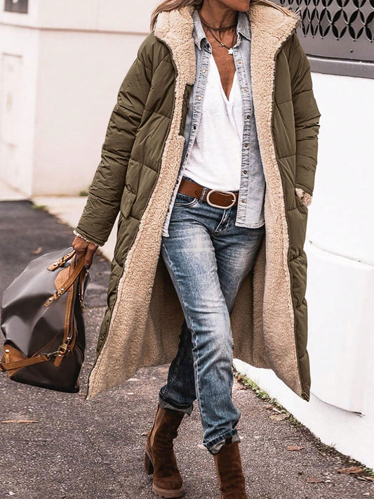 Women'S Winter Fashion Oversize Wool Wool Long Coat Jacket